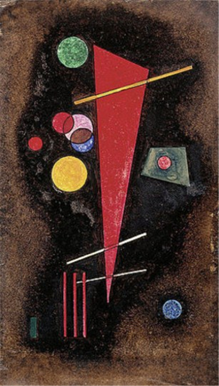 Determinant 1928 Wassily Kandinsky Abstract Oil Painting